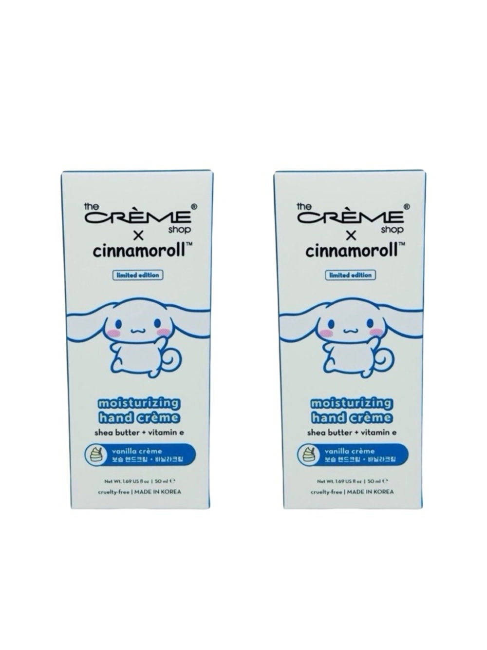 The Crème Shop x Cinnamoroll Ltd Ed Moisturizing Hand Crème - 2 Count